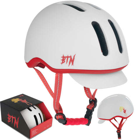 White BMX, Bike, Skateboard Helmet